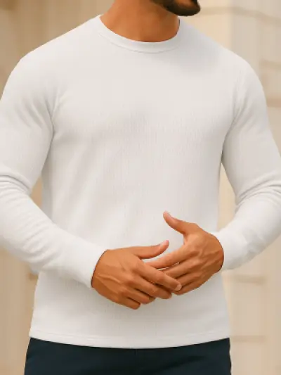 White - Full Sleeve T-shirt