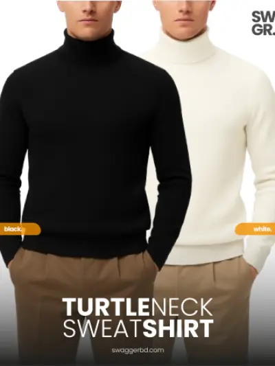 TURTLE NECK - Combo 1 (Black&White)