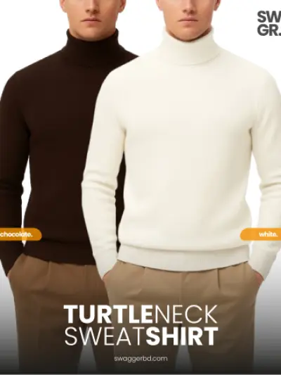 TURTLE NECK - Combo 2 (White&Chocolate)