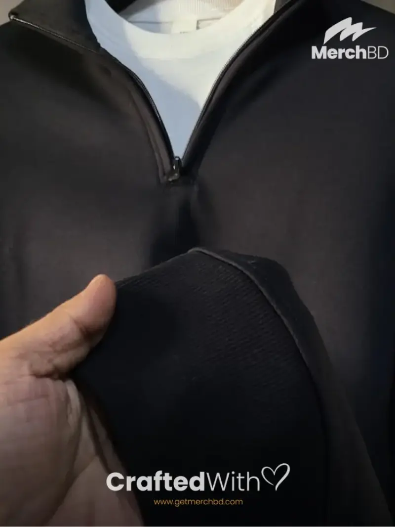 Black - Half Zip Sweatshirt