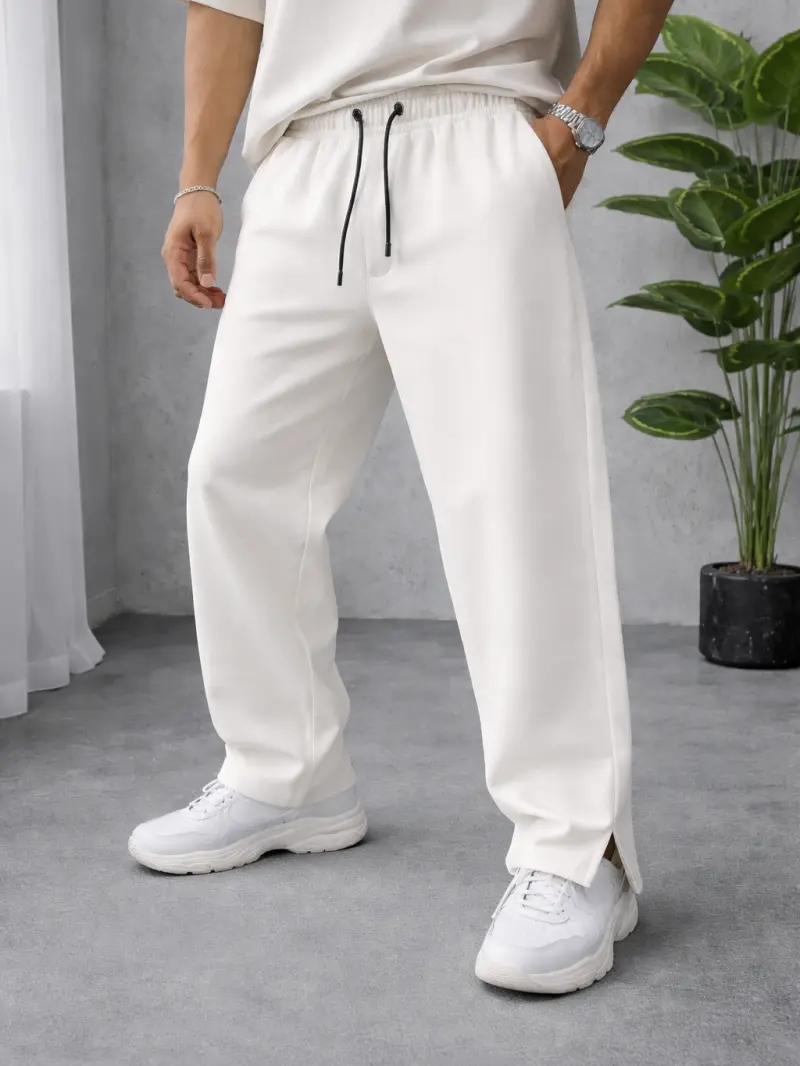 WHITE - Baggy Trouser