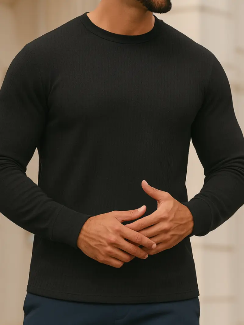 Black - Full Sleeve T-shirt
