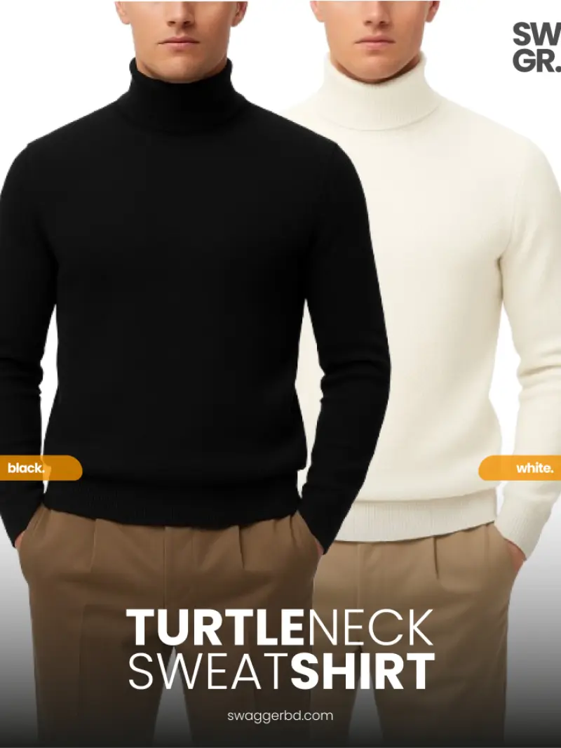 TURTLE NECK - Combo 1 (Black&White)