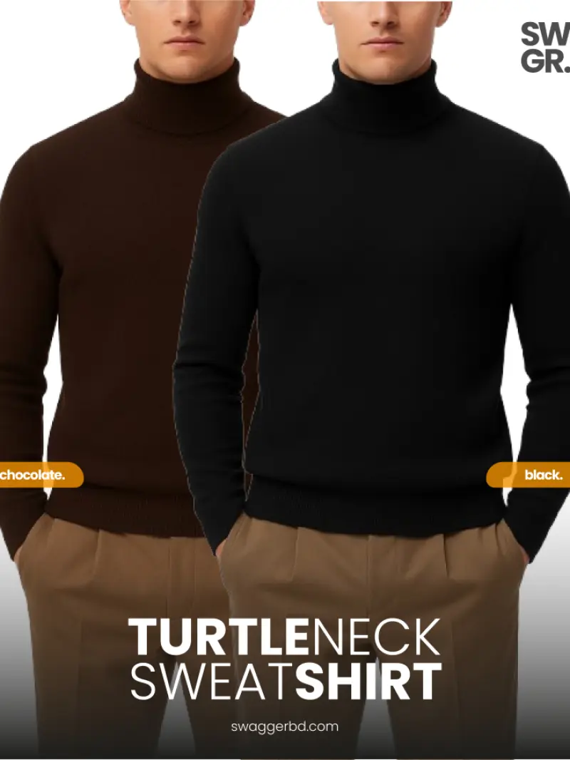 TURTLE NECK - Combo 3 (Chocolate&Black)