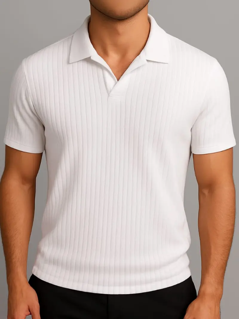 WHITE - OLD MONEY POLO